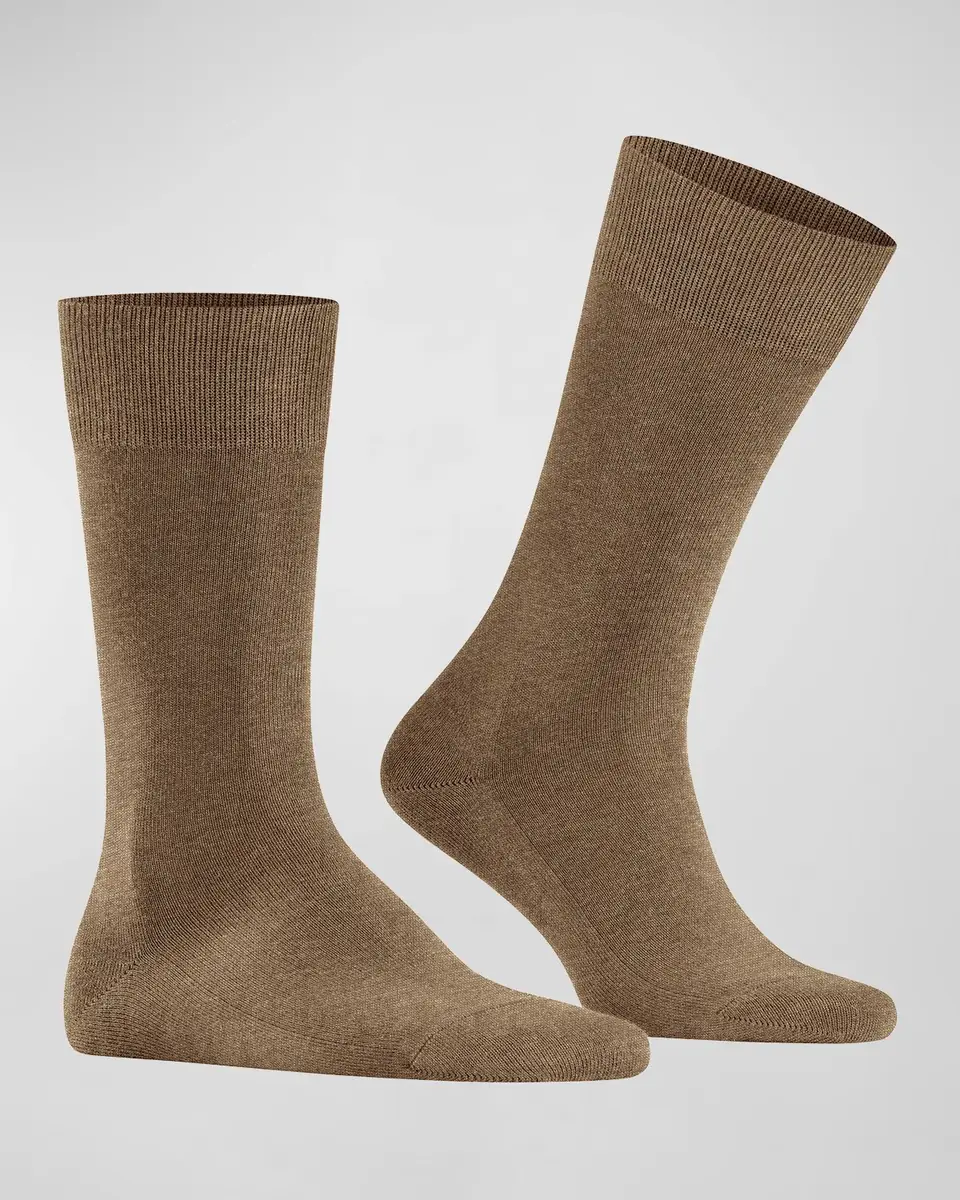 FALKE Men's Family Cotton Mid-Calf Socks | Thumbnail 2 FALKE Men's Family Cotton Mid-Calf Socks | Thumbnail 2