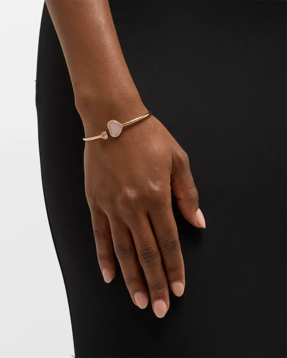 Chopard Happy Hearts 18K Rose Gold Opal Bracelet, Size Medium | Image 1 Chopard Happy Hearts 18K Rose Gold Opal Bracelet, Size Medium | Image 1