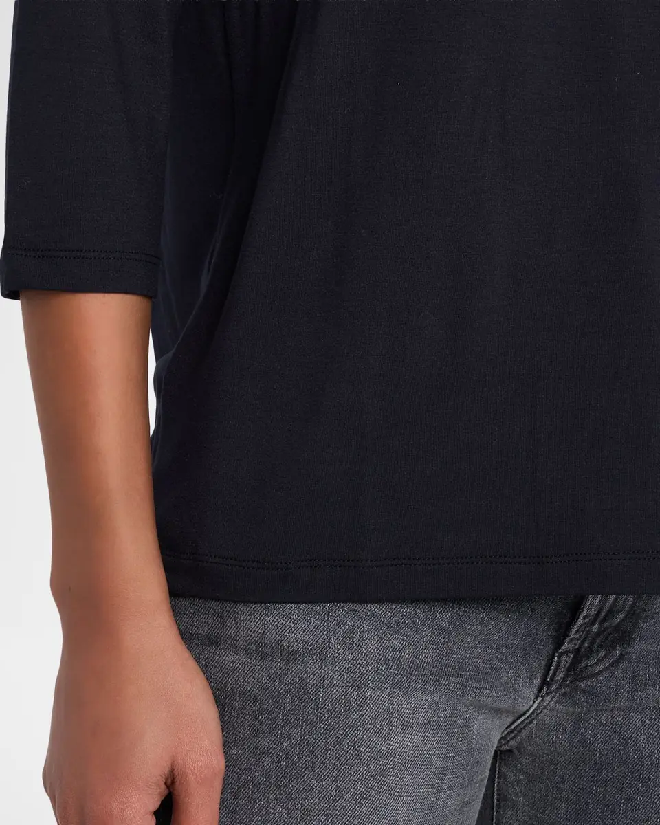 MAJESTIC FILATURES Soft Touch 3/4-Sleeve Pleat Back Crewneck Tee | Thumbnail 4 MAJESTIC FILATURES Soft Touch 3/4-Sleeve Pleat Back Crewneck Tee | Thumbnail 4