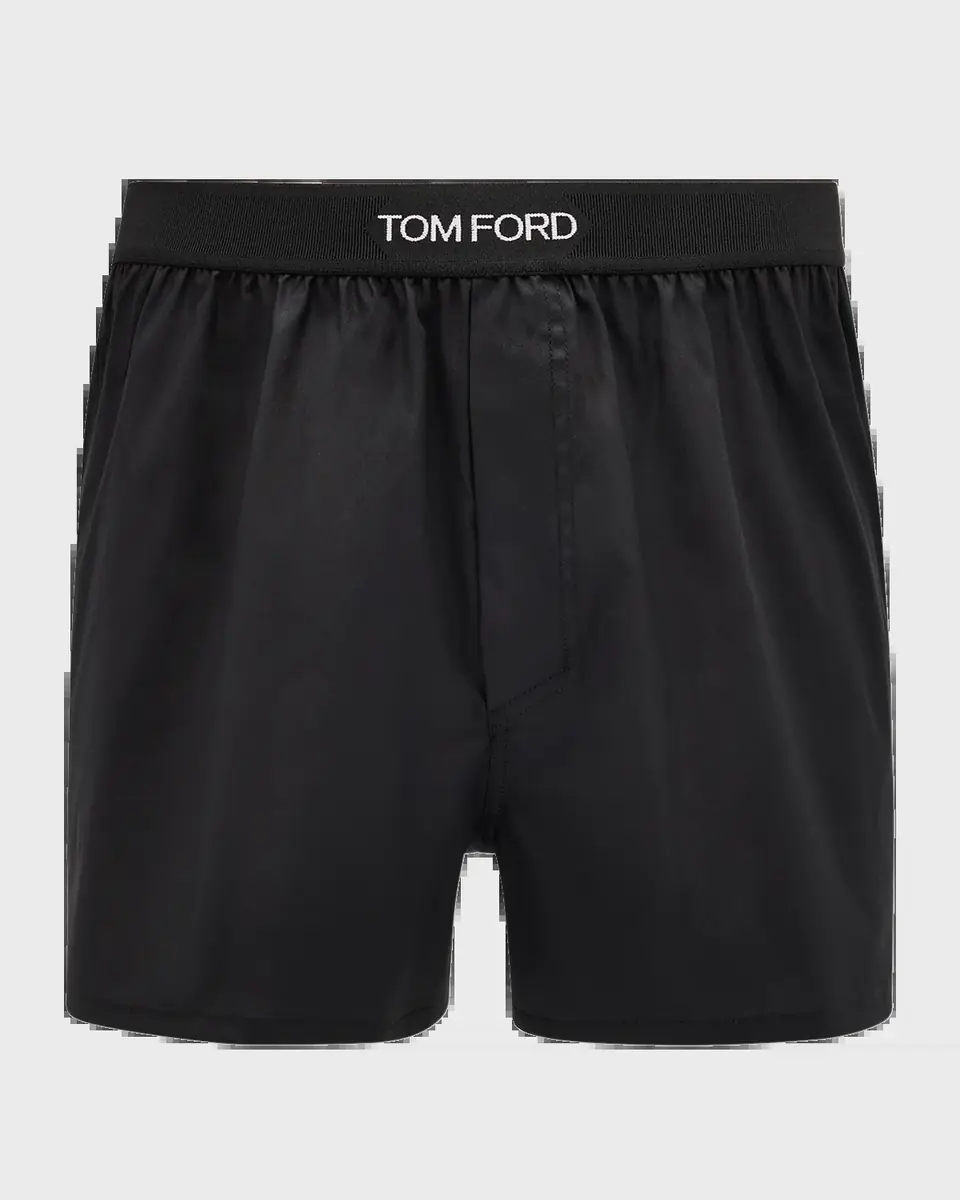 Tom Ford Men's Cotton Poplin Stretch Boxer Shorts | Thumbnail 3