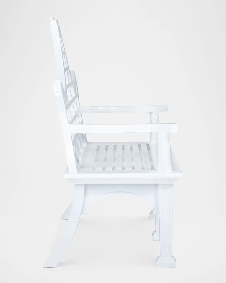 Park Hill Collection Bay Lake Outdoor Garden Bench | Thumbnail 4