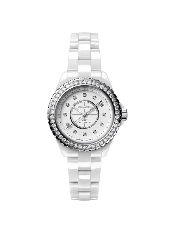 J12 DIAMOND BEZEL WATCH CALIBER 12.2, 33 MM