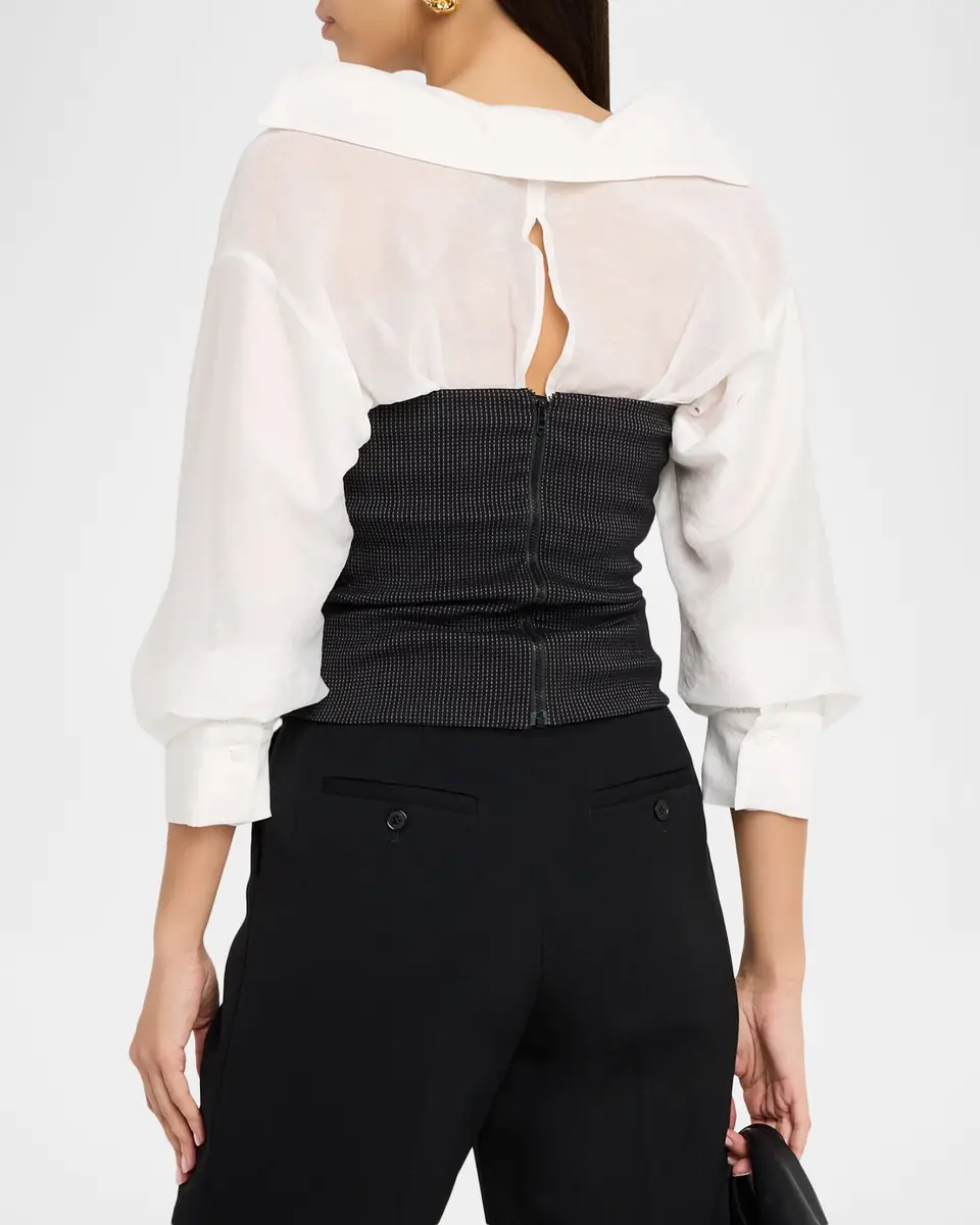 JBQ Ambria Pleated Wrap Top | Thumbnail 2 JBQ Ambria Pleated Wrap Top | Thumbnail 2
