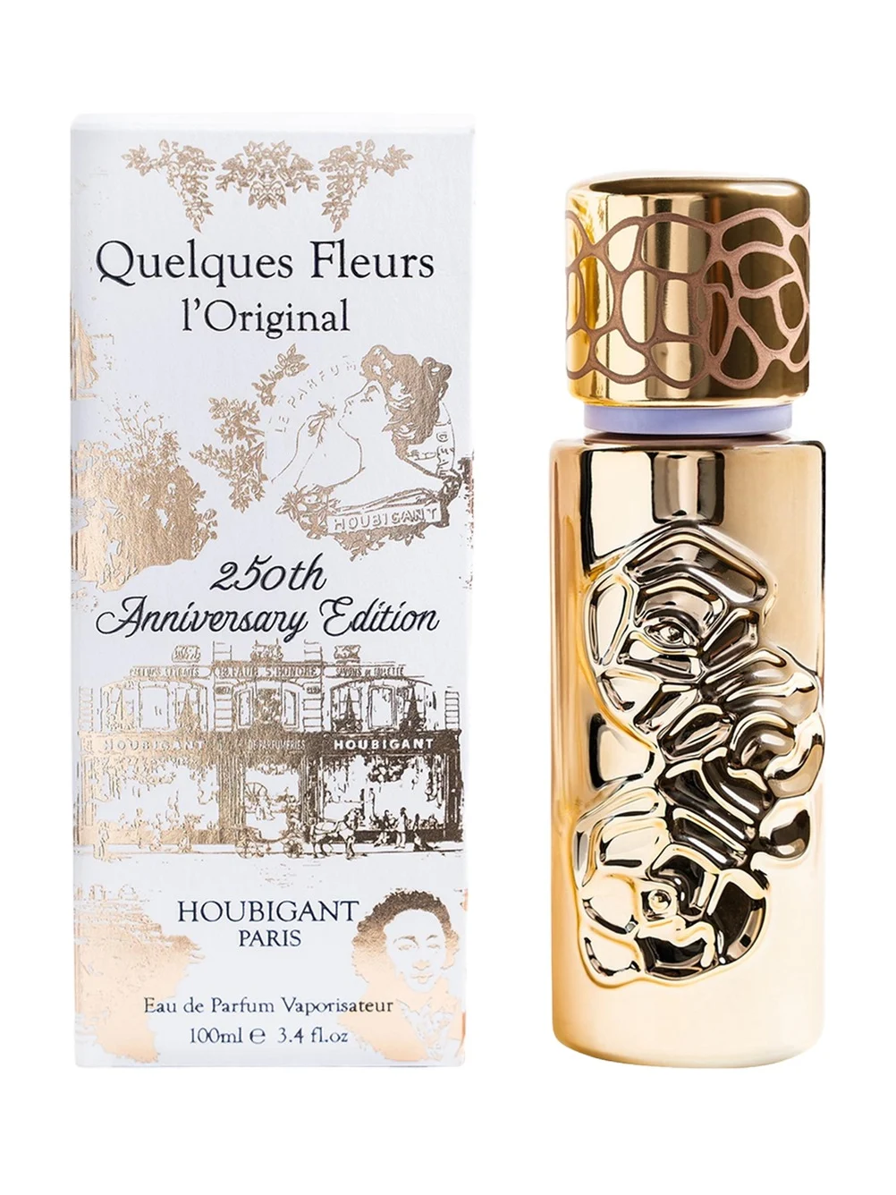 Quelques Fleurs 250th Anniversary L 'Orginal Eau de Parfum Vaporisateur, 3.4 oz.