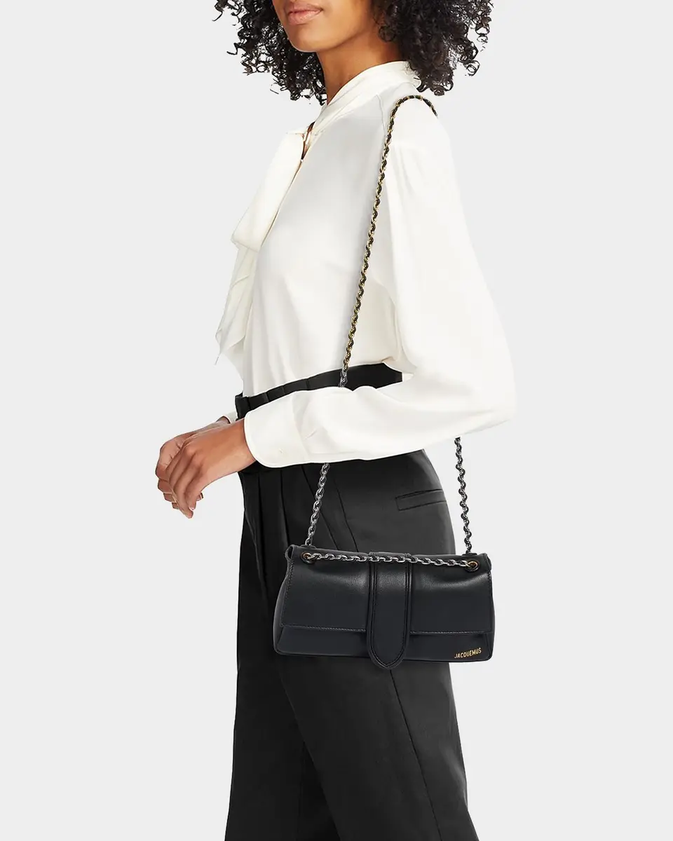 Jacquemus The Bambino Chaine Leather Shoulder Bag | Thumbnail 8