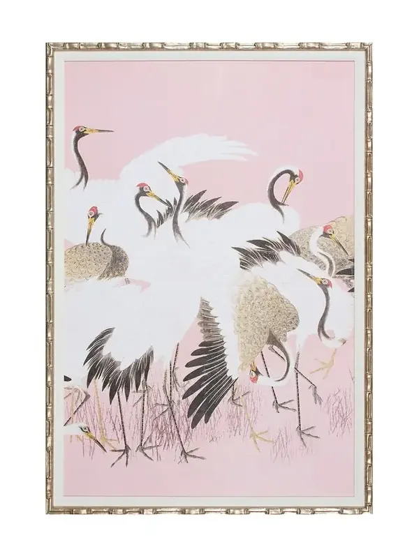 Shadow Catchers "Curious Cranes II" Framed Giclee