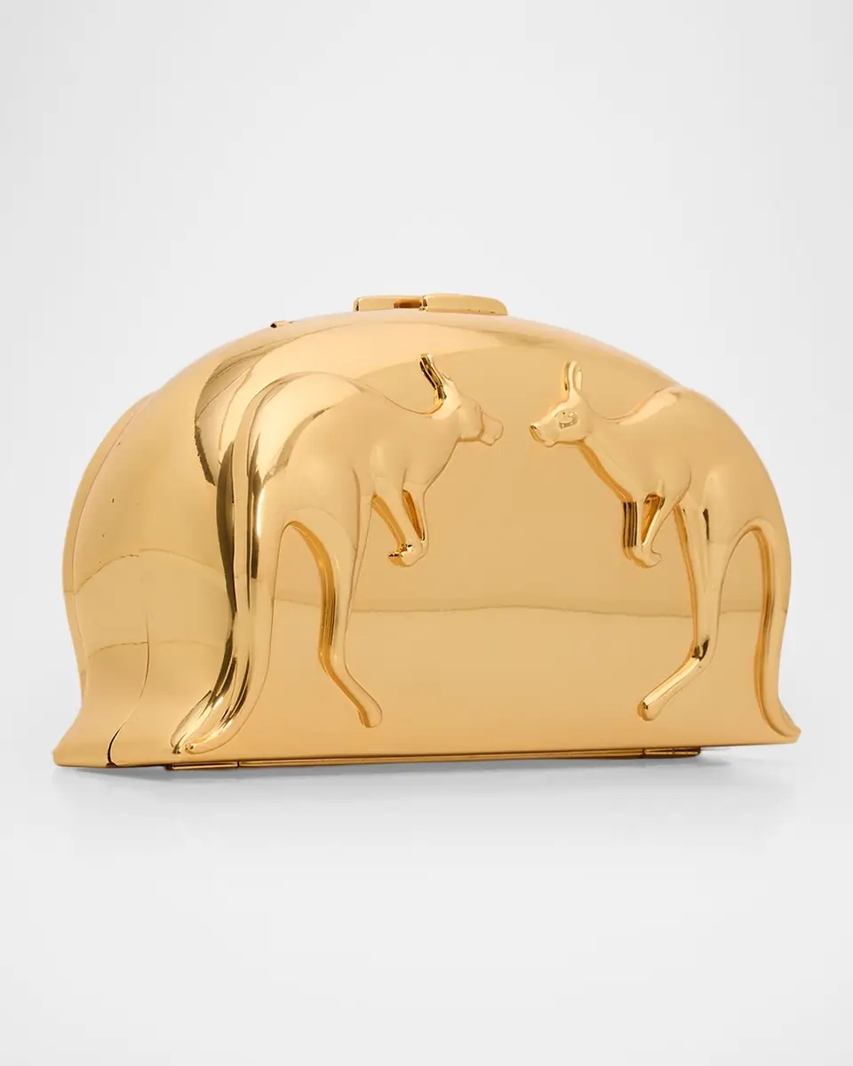 Zimmermann Rapture Metal Kangaroo Clutch Bag | Thumbnail 2 Zimmermann Rapture Metal Kangaroo Clutch Bag | Thumbnail 2