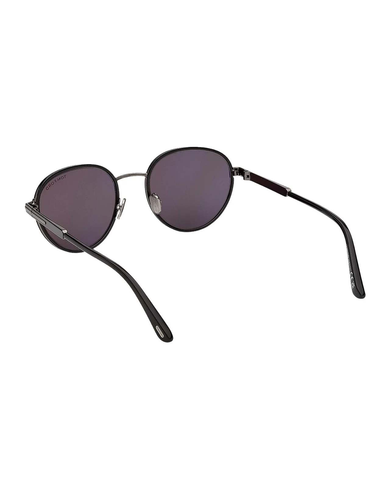 Tom Ford Men's Jet-02 Metal Round Sunglasses