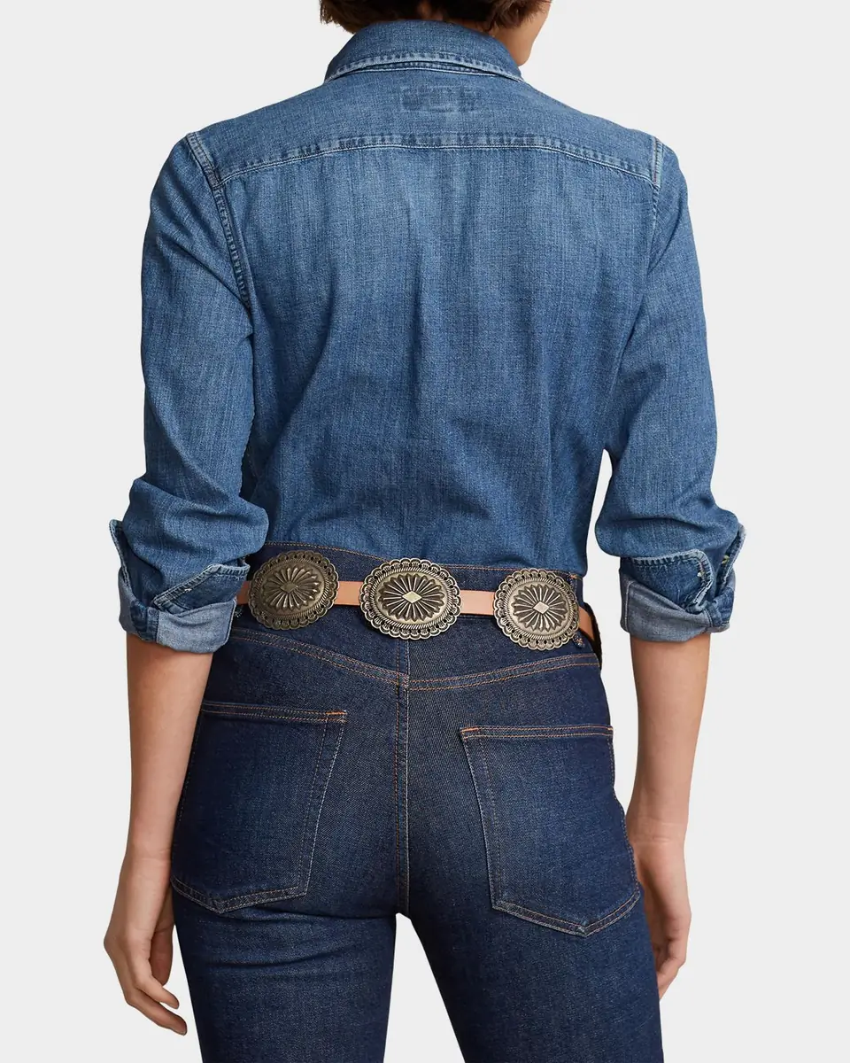 Polo Ralph Lauren Slim-Fit Denim Shirt | Thumbnail 2 Polo Ralph Lauren Slim-Fit Denim Shirt | Thumbnail 2