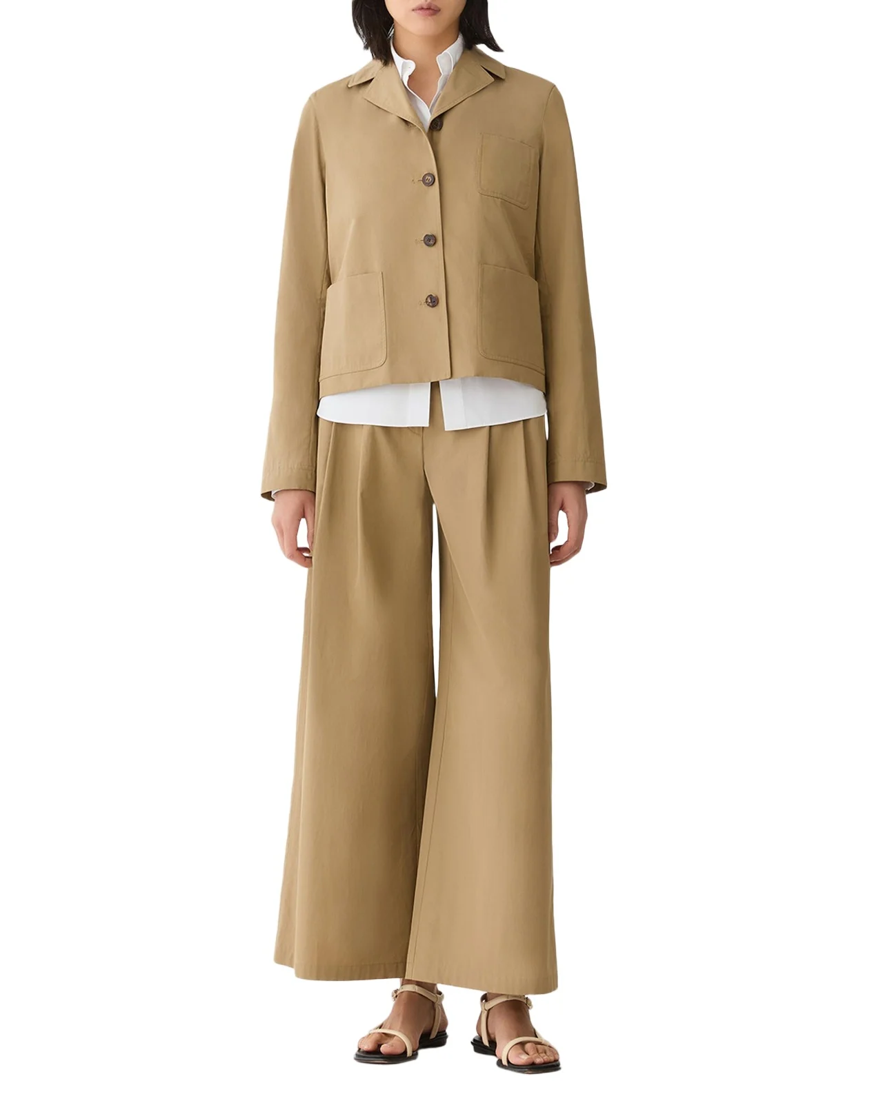 Organic Cotton Poplin Jacket Organic Cotton Poplin Jacket