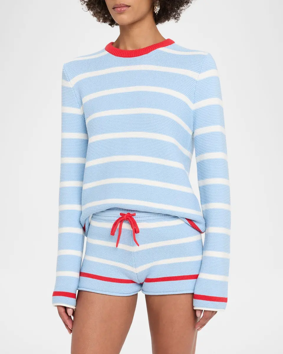 Solid & Striped The Hudson Striped Knit Sweater | Thumbnail 3 Solid & Striped The Hudson Striped Knit Sweater | Thumbnail 3