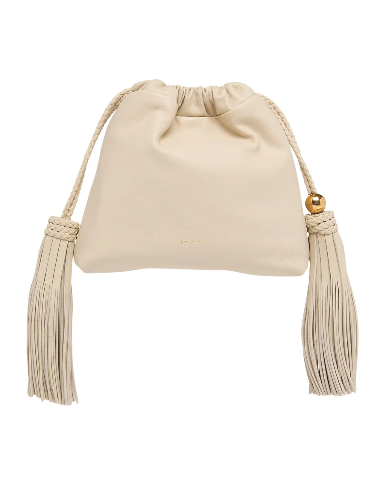 Kalispera Small Tassel Drawstring Shoulder Bag Kalispera Small Tassel Drawstring Shoulder Bag