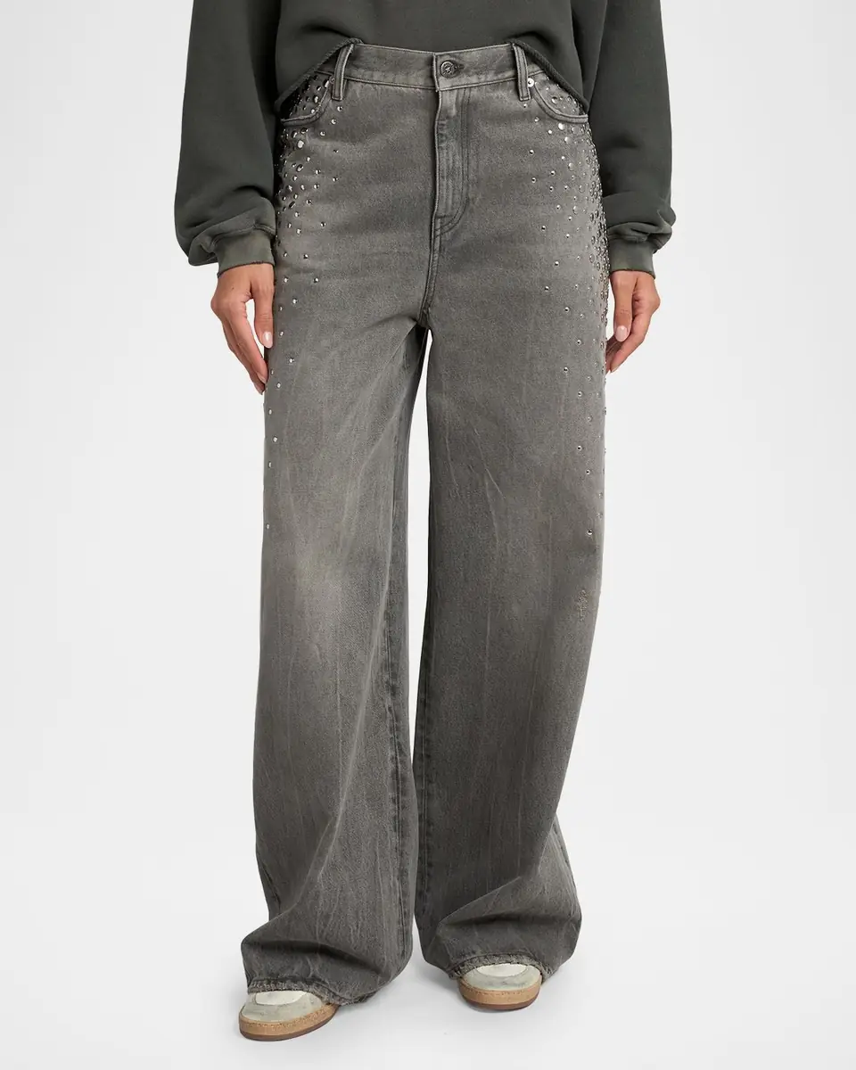 Golden Goose Journey Studded Boyfriend Jeans | Thumbnail 3 Golden Goose Journey Studded Boyfriend Jeans | Thumbnail 3