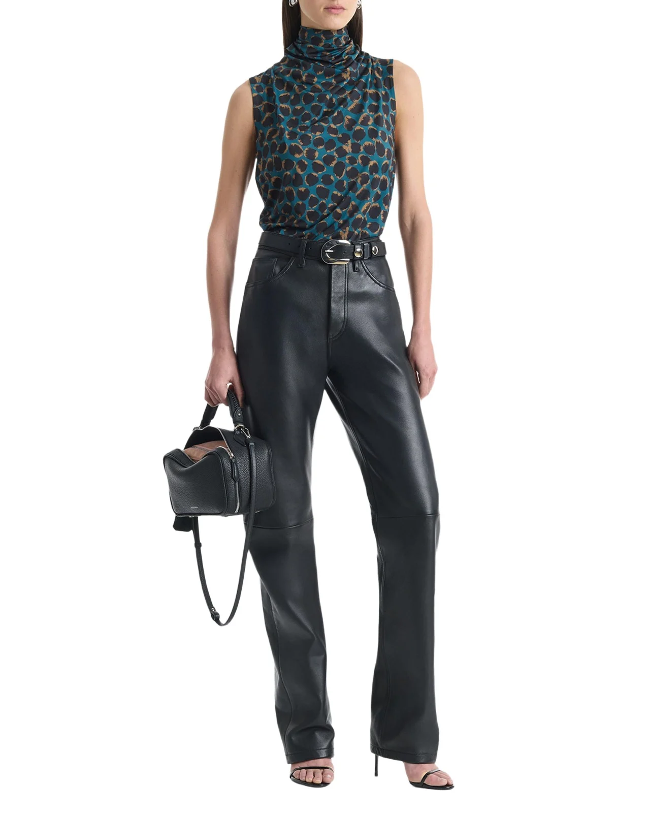 Holt Sleeveless Mock-Neck Top Holt Sleeveless Mock-Neck Top