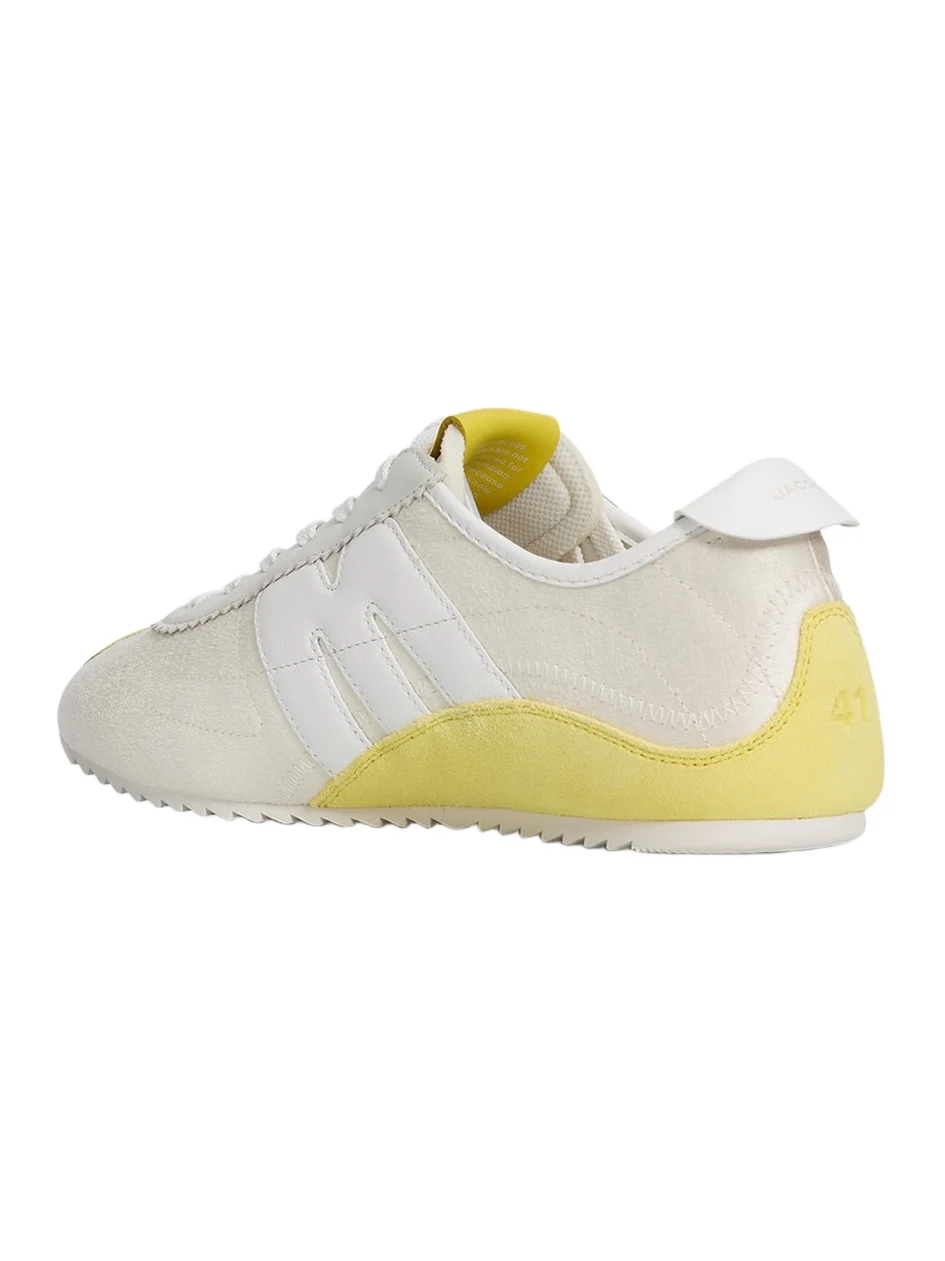 The 400 Bleecker Mixed Leather Low-Top Sneakers