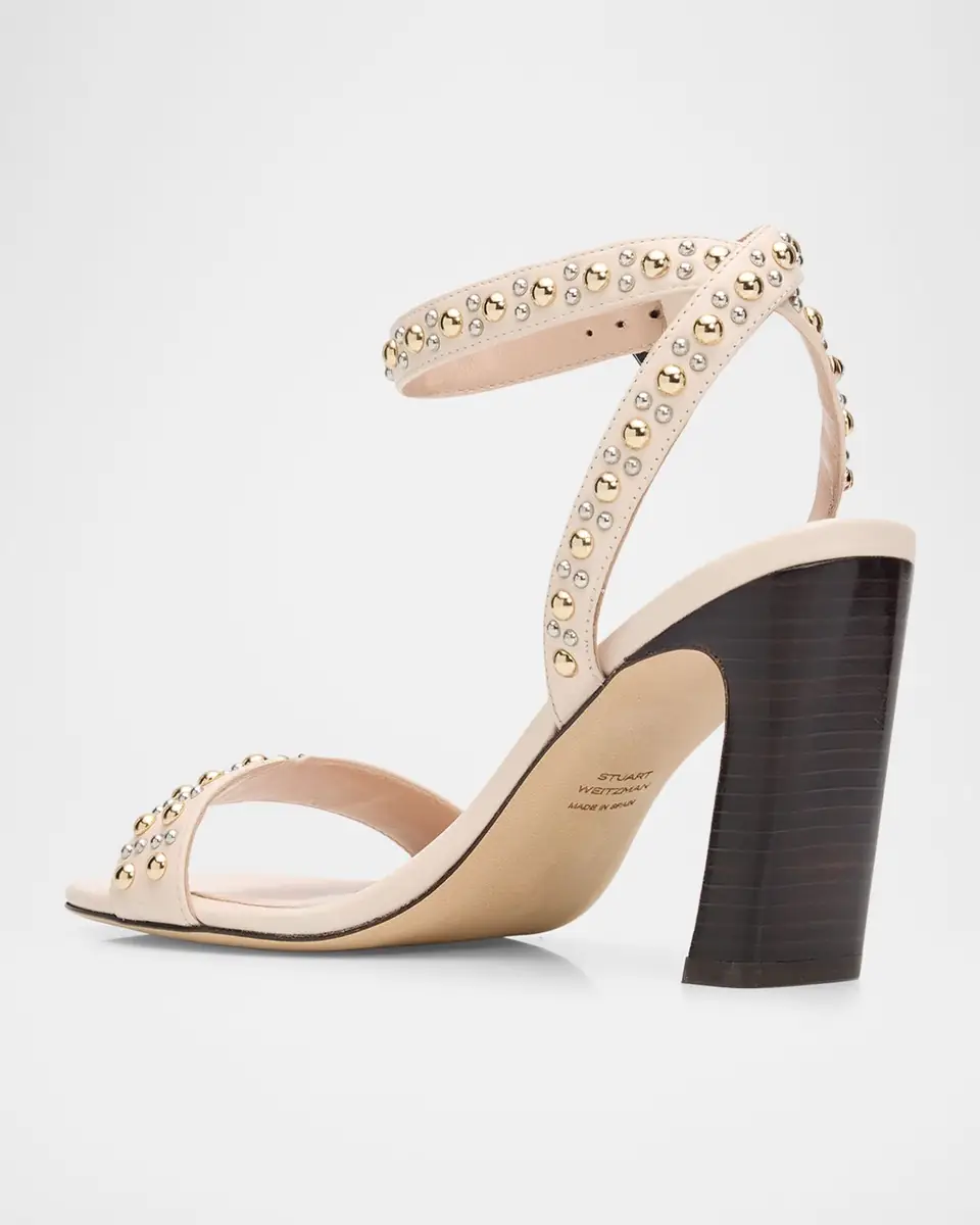 Stuart Weitzman 85mm Perry Embellished Leather Sandals | Thumbnail 3 Stuart Weitzman 85mm Perry Embellished Leather Sandals | Thumbnail 3