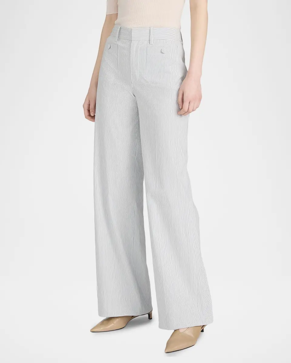FRAME The Stripe Modernist Pocket Trousers | Thumbnail 3