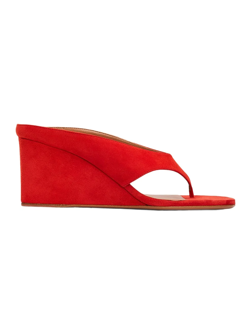 Suede Wedge Thong Sandals Suede Wedge Thong Sandals