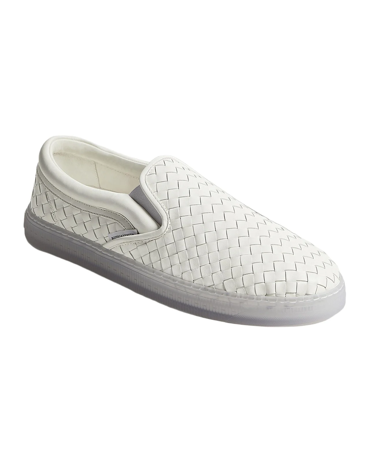 Men's Serena Intrecciato Leather Slip-On Sneakers Men's Serena Intrecciato Leather Slip-On Sneakers