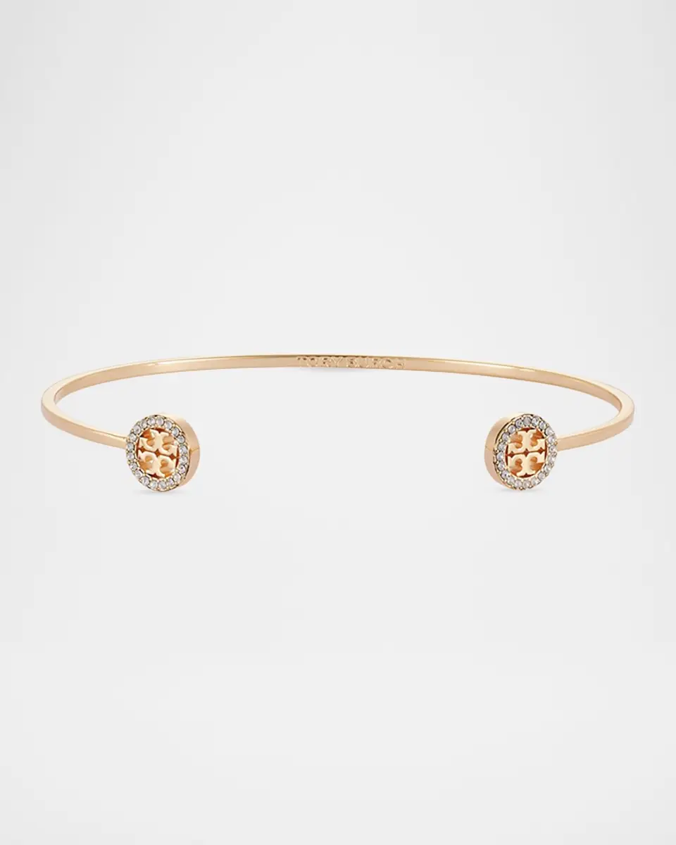 Tory Burch Icon Pave Flex Cuff Bracelet | Thumbnail 3 Tory Burch Icon Pave Flex Cuff Bracelet | Thumbnail 3