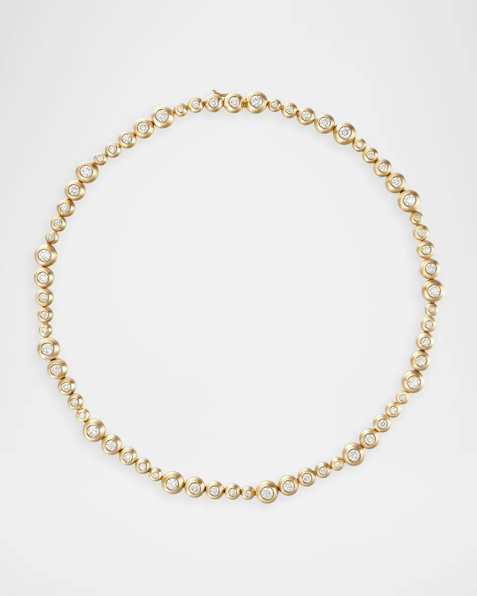 Melissa Kaye 18K Yellow Gold Audrey Graduated Repeating Necklace | Thumbnail 3 Melissa Kaye 18K Yellow Gold Audrey Graduated Repeating Necklace | Thumbnail 3