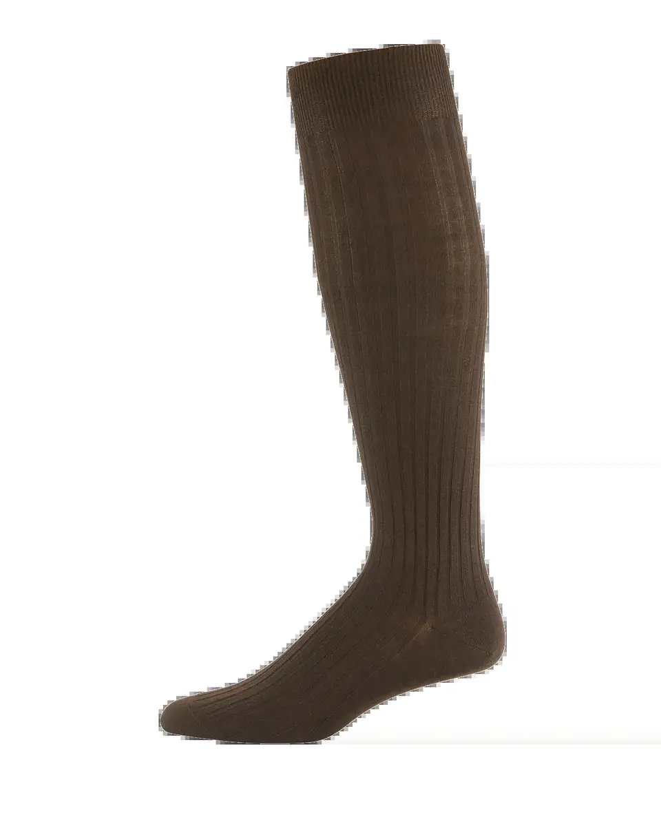 Neiman Marcus Over-the-Calf Ribbed Socks | Thumbnail 2 Neiman Marcus Over-the-Calf Ribbed Socks | Thumbnail 2