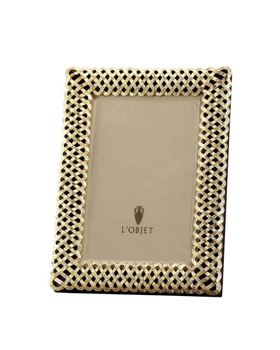L'Objet Gold Braid 5" x 7" Picture Frame | Thumbnail 2