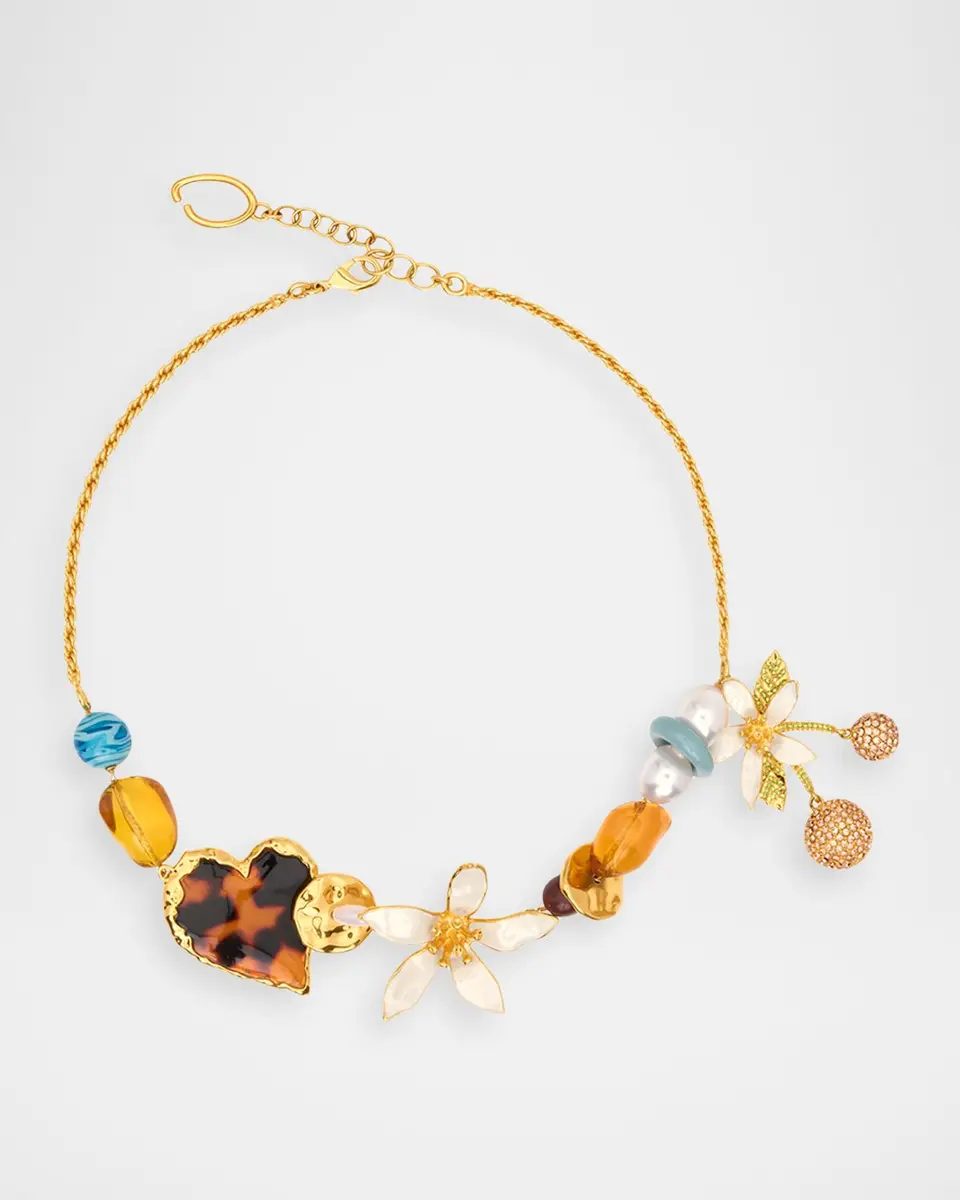 Oscar de la Renta Orange Blossom Charm Necklace | Thumbnail 3 Oscar de la Renta Orange Blossom Charm Necklace | Thumbnail 3