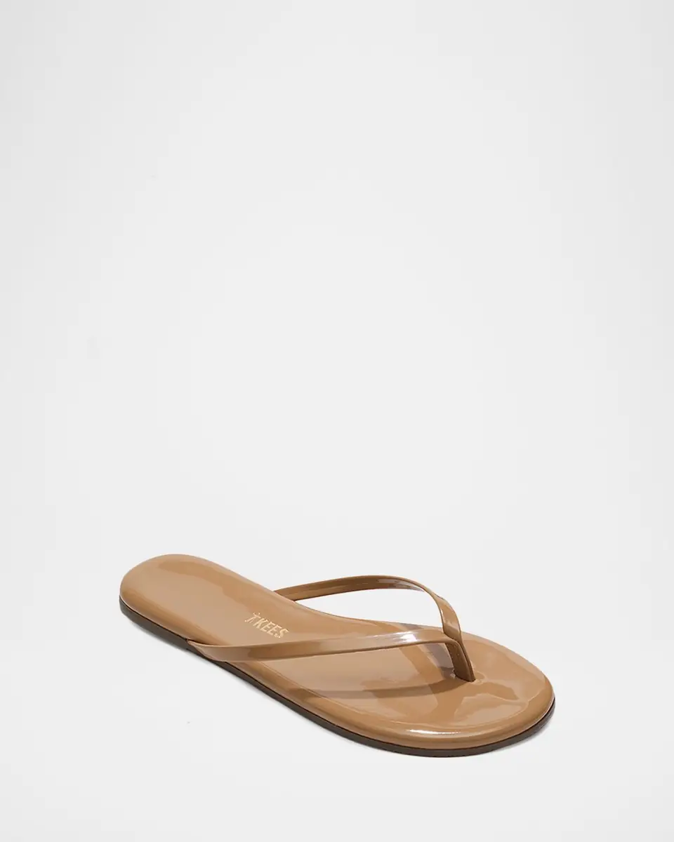 TKEES Lily Glossy Leather Flat Thong Sandals | Thumbnail 4 TKEES Lily Glossy Leather Flat Thong Sandals | Thumbnail 4