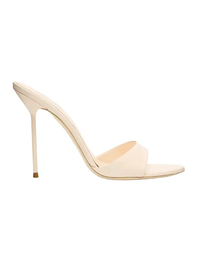 100mm Lidia Patent Leather Mules 100mm Lidia Patent Leather Mules
