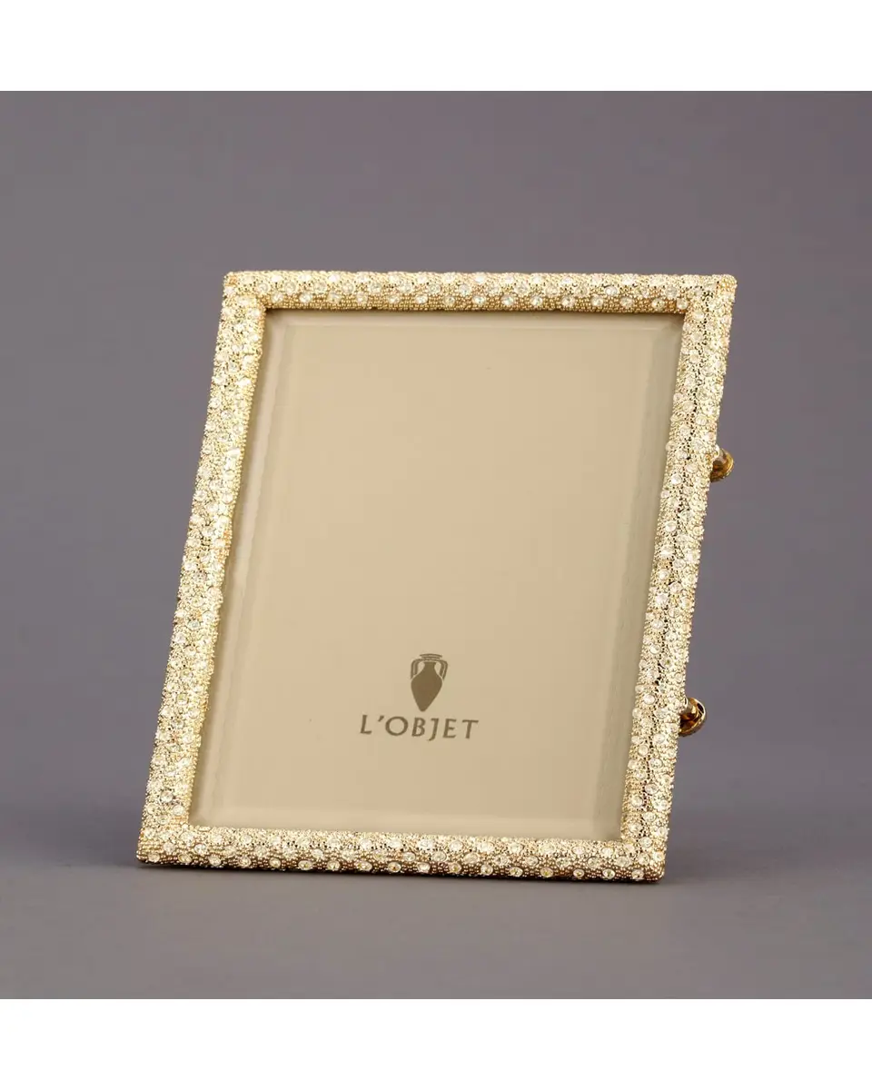 L'Objet Pave Gold 4" x 6" Picture Frame | Thumbnail 2