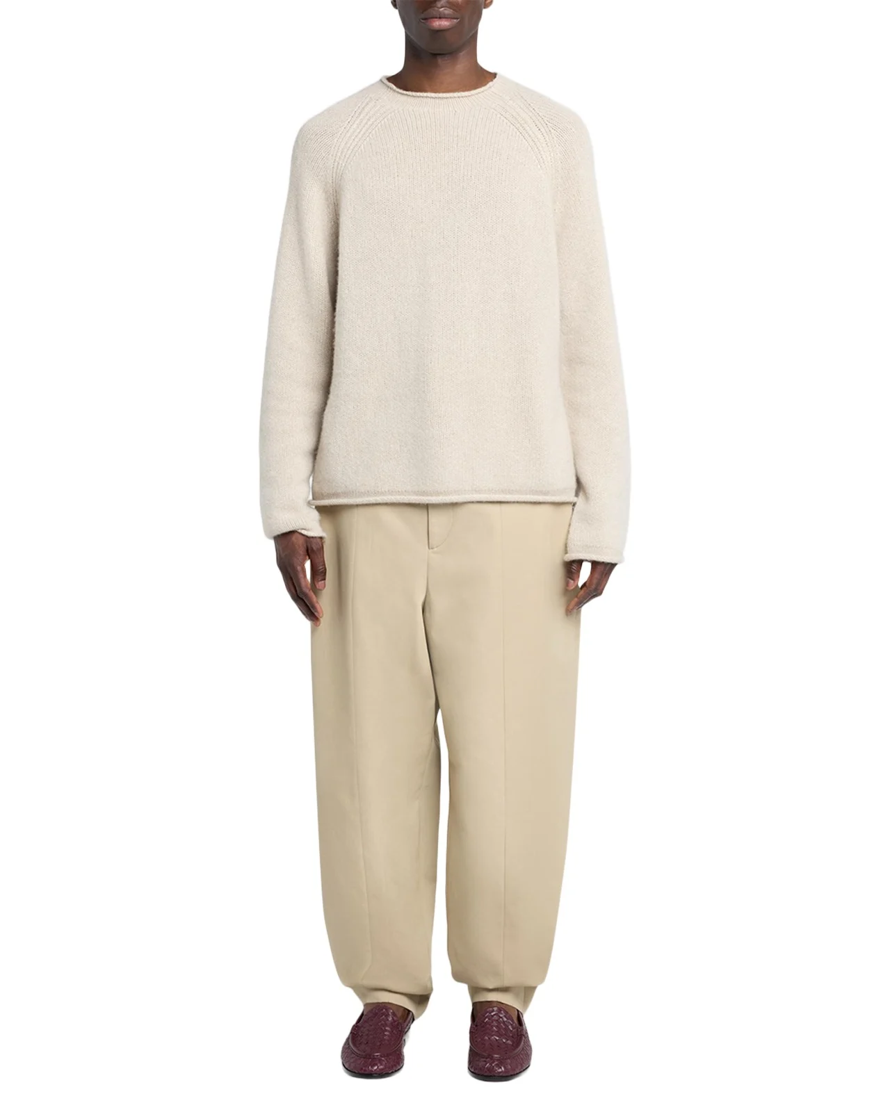 Bottega Veneta Men's Cashmere Blend Raglan-Sleeve Crewneck Sweater