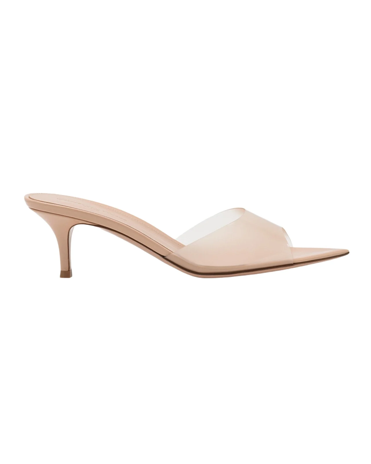 Gianvito Rossi Elle 55MM Plexi Mules