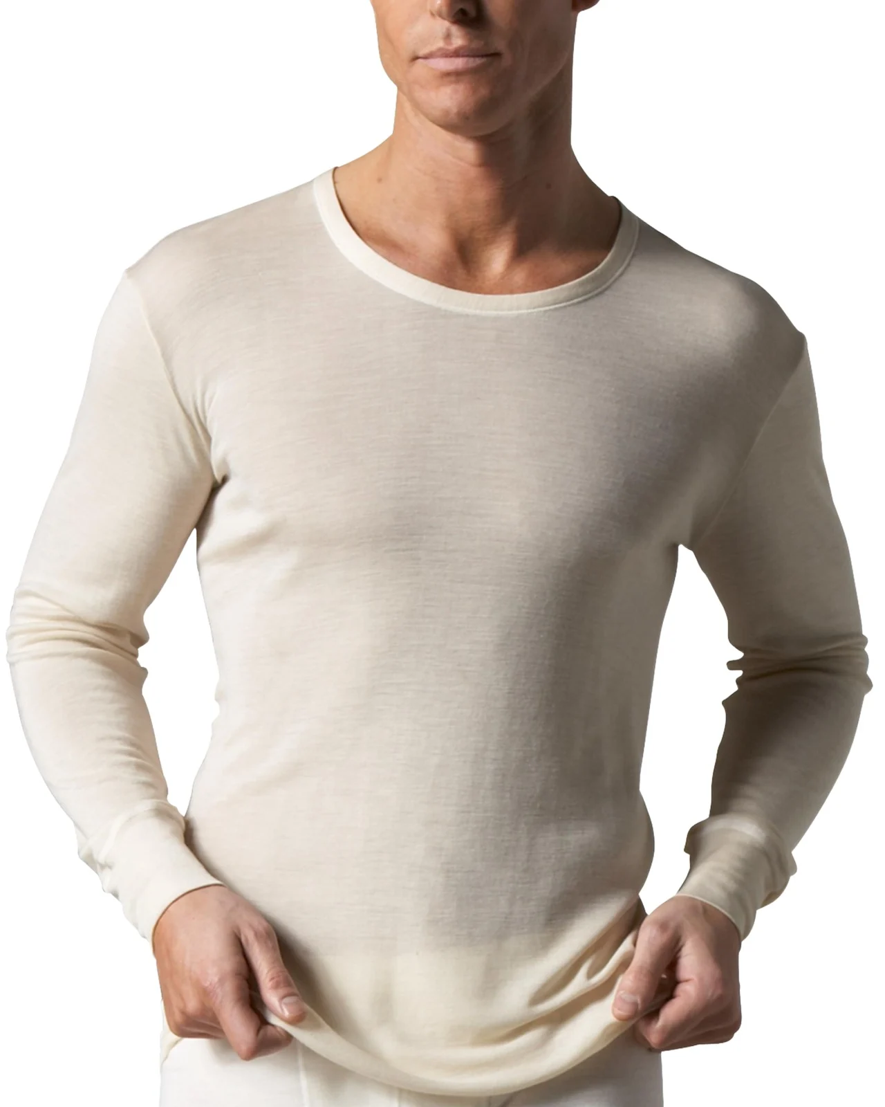 Woolen Silk Long-Sleeve Shirt Woolen Silk Long-Sleeve Shirt
