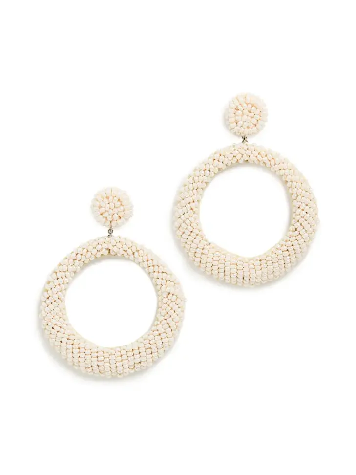 Deepa Gurnani Deepa by Roberta Hoop Earrings