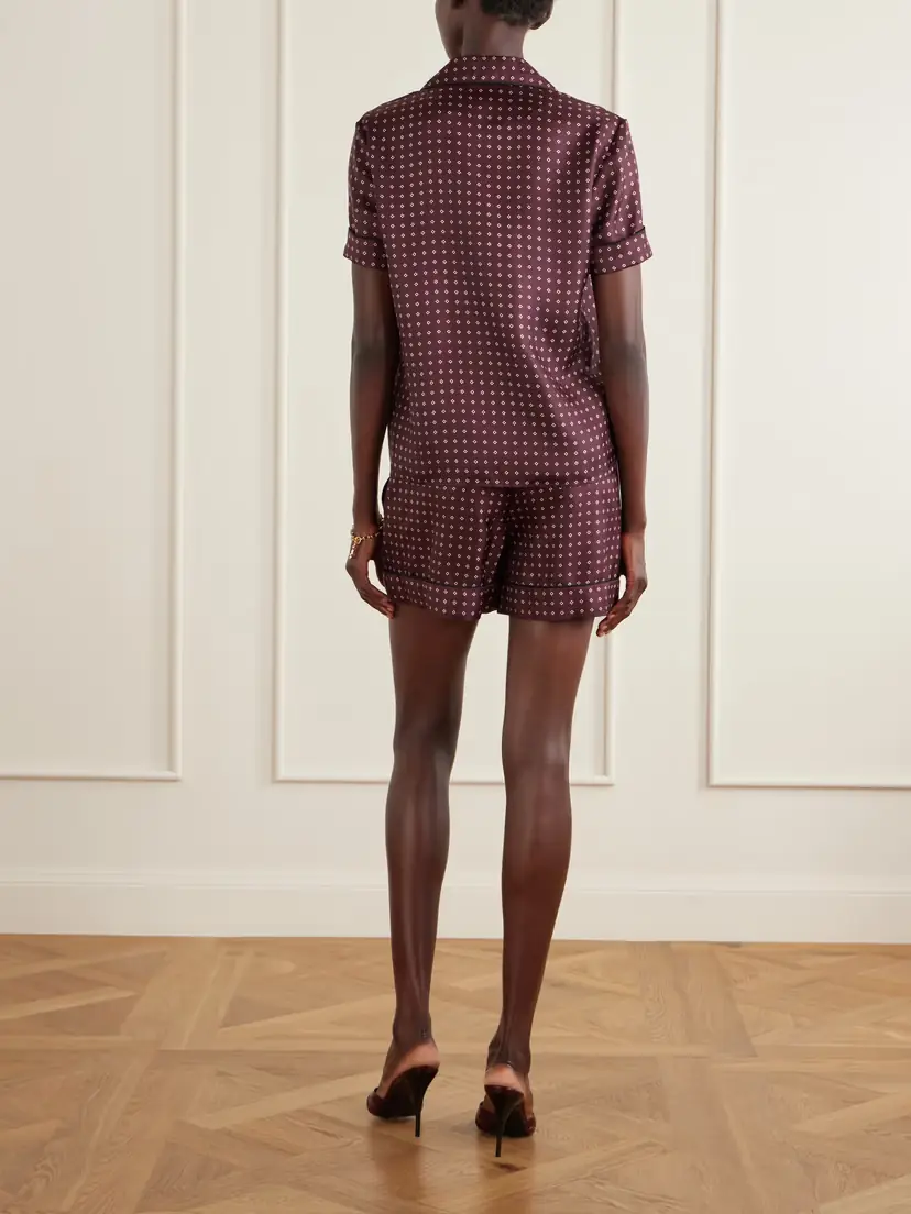 Saint Laurent Printed Silk-twill Shirt | Thumbnail 4 Saint Laurent Printed Silk-twill Shirt | Thumbnail 4