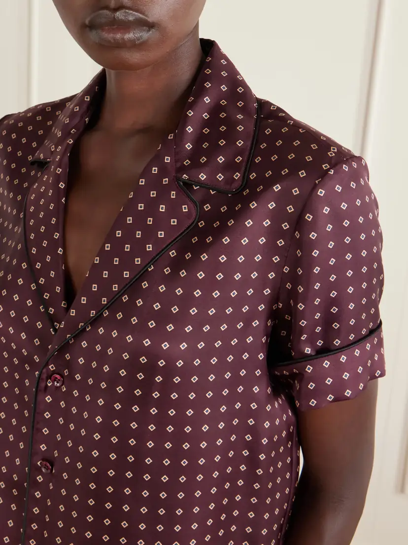 Saint Laurent Printed Silk-twill Shirt | Thumbnail 5 Saint Laurent Printed Silk-twill Shirt | Thumbnail 5
