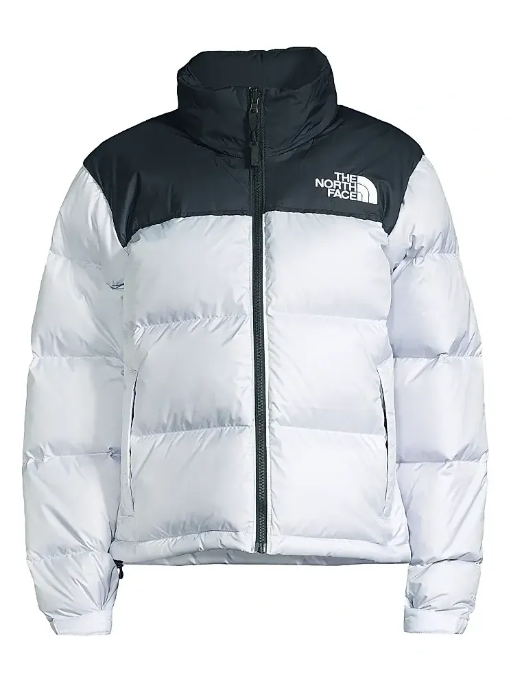 Women's Retro Nuptse Colorblocked Down Jacket Women's Retro Nuptse Colorblocked Down Jacket