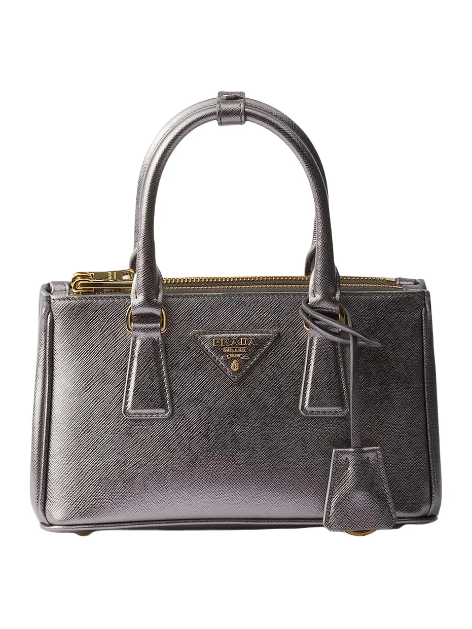 Women's Galleria Patent Saffiano Leather Mini Top Handle Bag