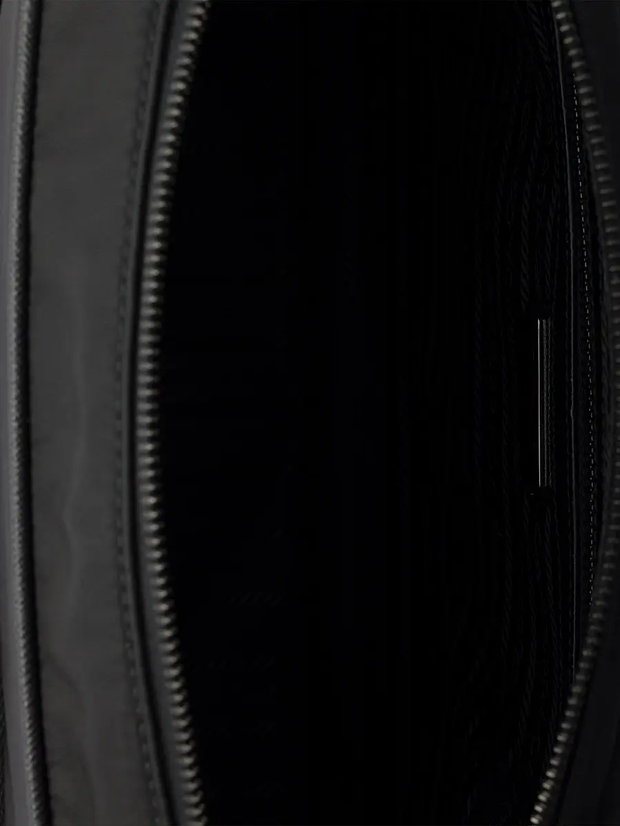 Prada Men's Re-Nylon and Saffiano Leather Shoulder Bag | Thumbnail 4 Prada Men's Re-Nylon and Saffiano Leather Shoulder Bag | Thumbnail 4