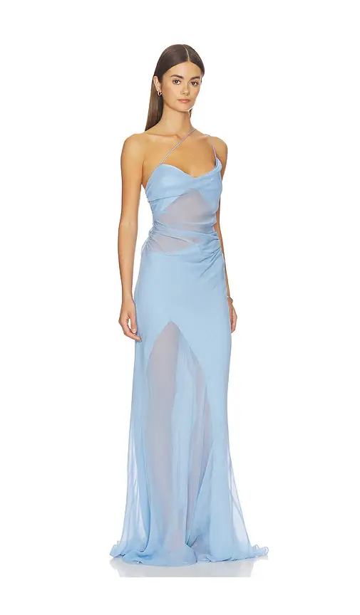 THE SEI Strappy Diaphanous Gown | Thumbnail 2 THE SEI Strappy Diaphanous Gown | Thumbnail 2