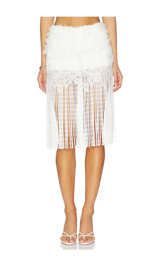 Kim Shui Fringe Skirt | Image 1 Kim Shui Fringe Skirt | Image 1