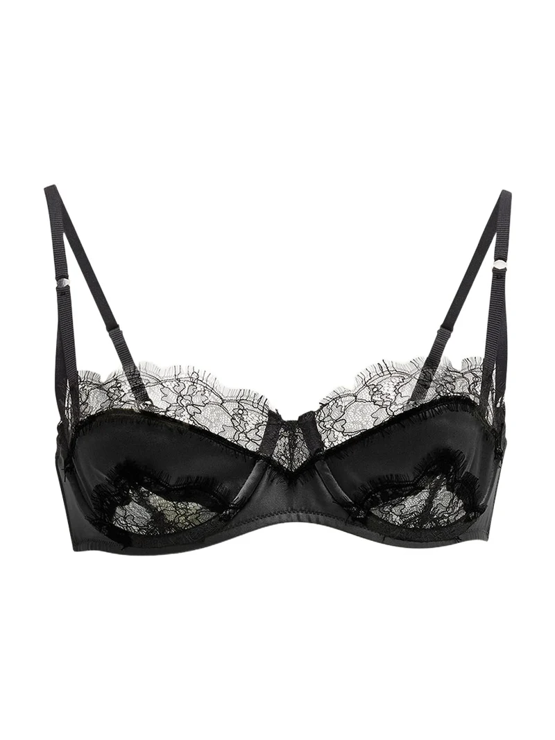 Kiki de Montparnasse Sensuel Lace-Trim Underwire Balconette Bra