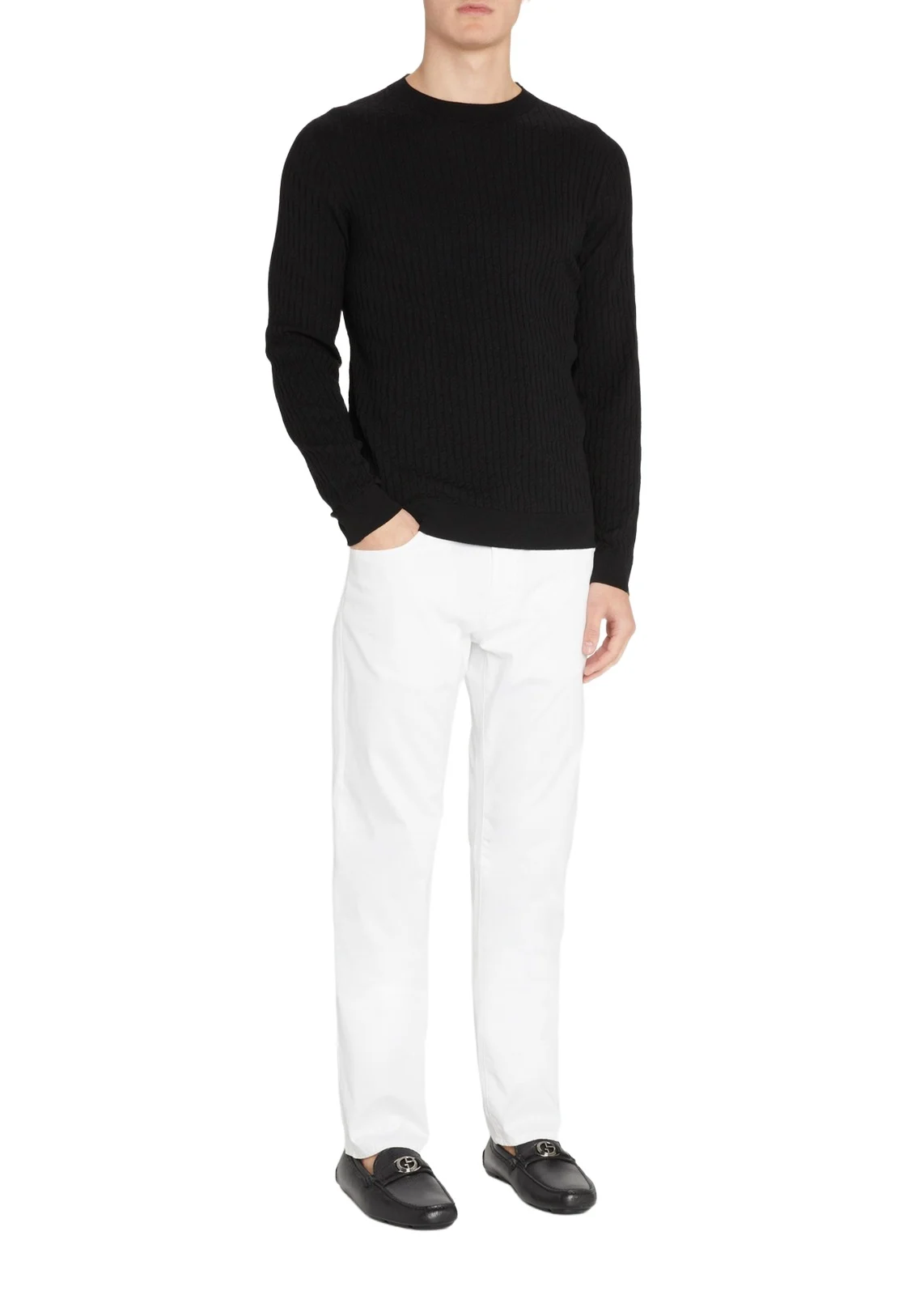 Men's Five-Pocket Solid Cotton-Stretch Pants Men's Five-Pocket Solid Cotton-Stretch Pants