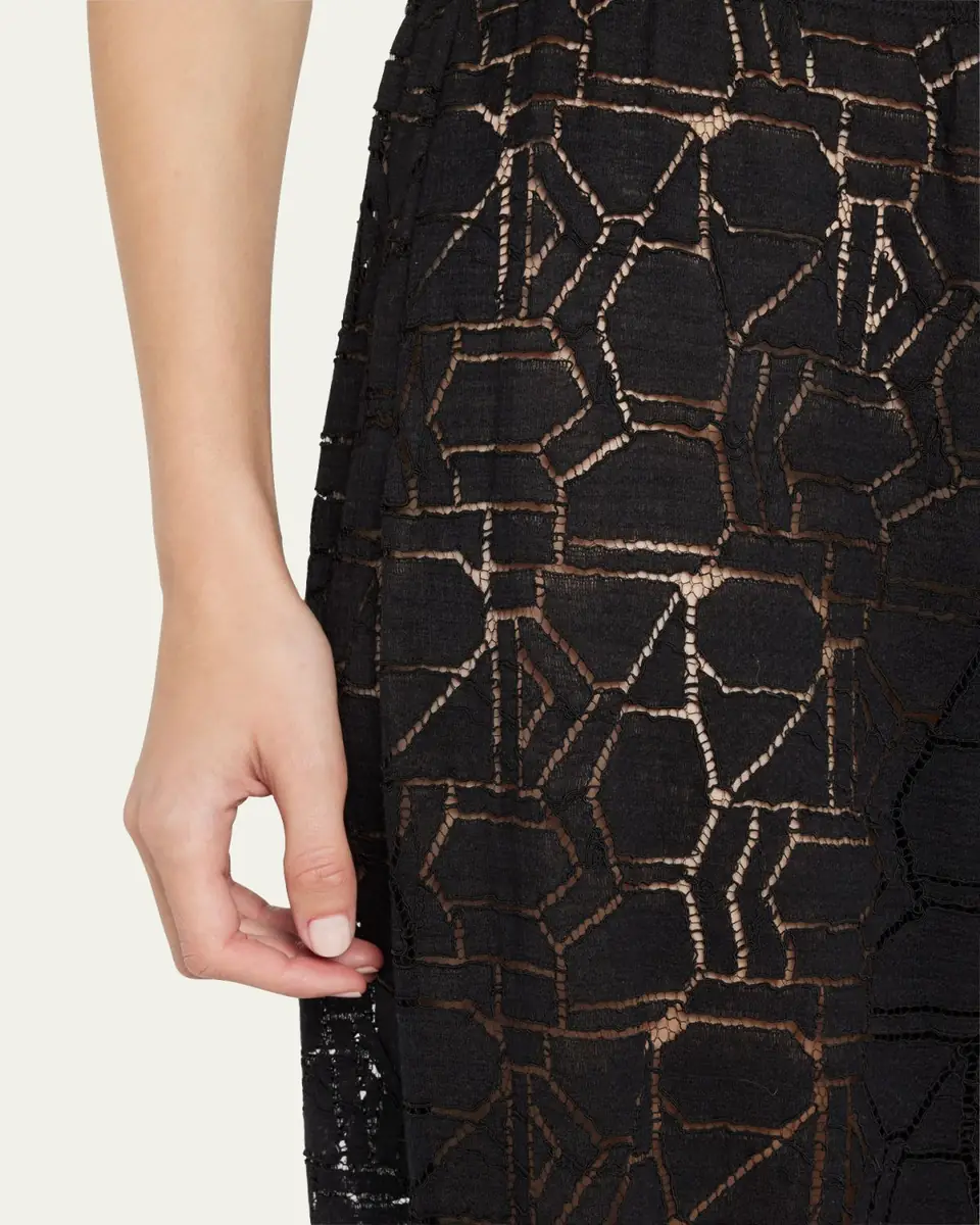 LESET Daniel Wide-Leg Lace Pants | Thumbnail 5 LESET Daniel Wide-Leg Lace Pants | Thumbnail 5
