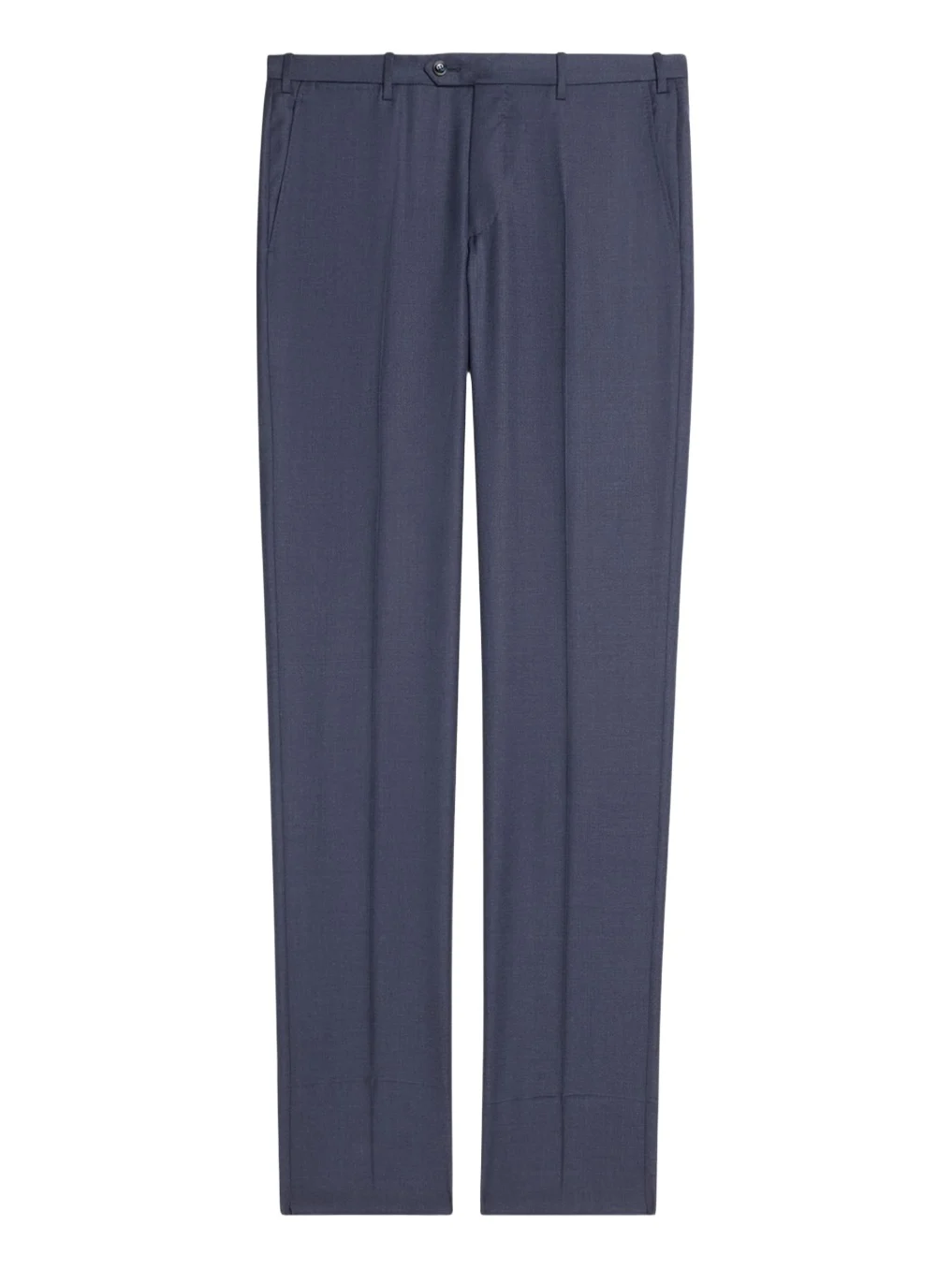 Men's Flat-Front Wool Trousers Men's Flat-Front Wool Trousers