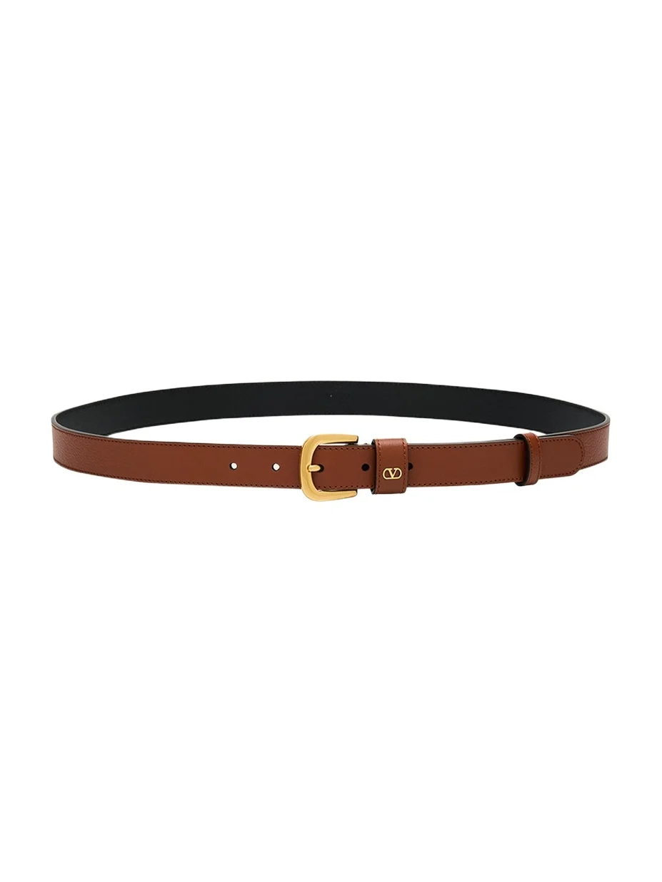 Valentino Garavani VLogo Signature Embellished Leather Belt, 25mm