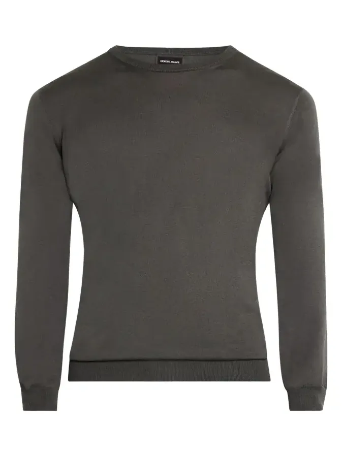 Men's Silk-Cotton Crew Sweater Men's Silk-Cotton Crew Sweater
