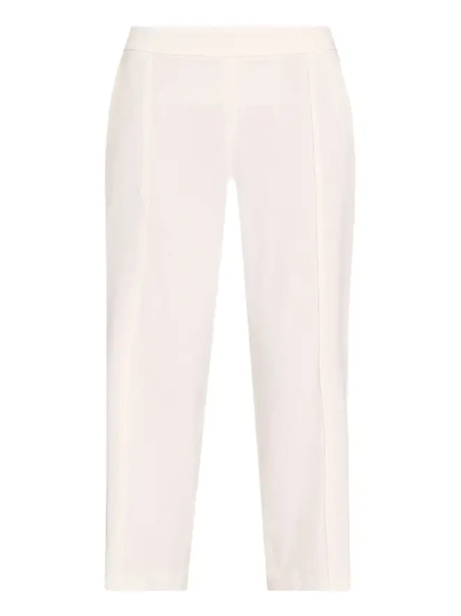 Grace Mid-Rise Linen Tapered Pull-On Pants