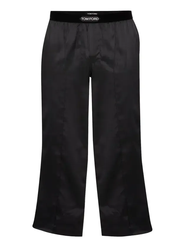 Men's Silk Logo Pajama Pants